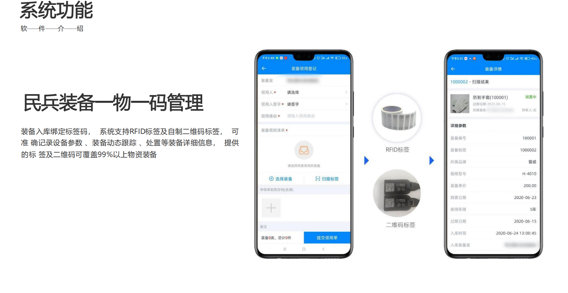 智能民兵装备器材库