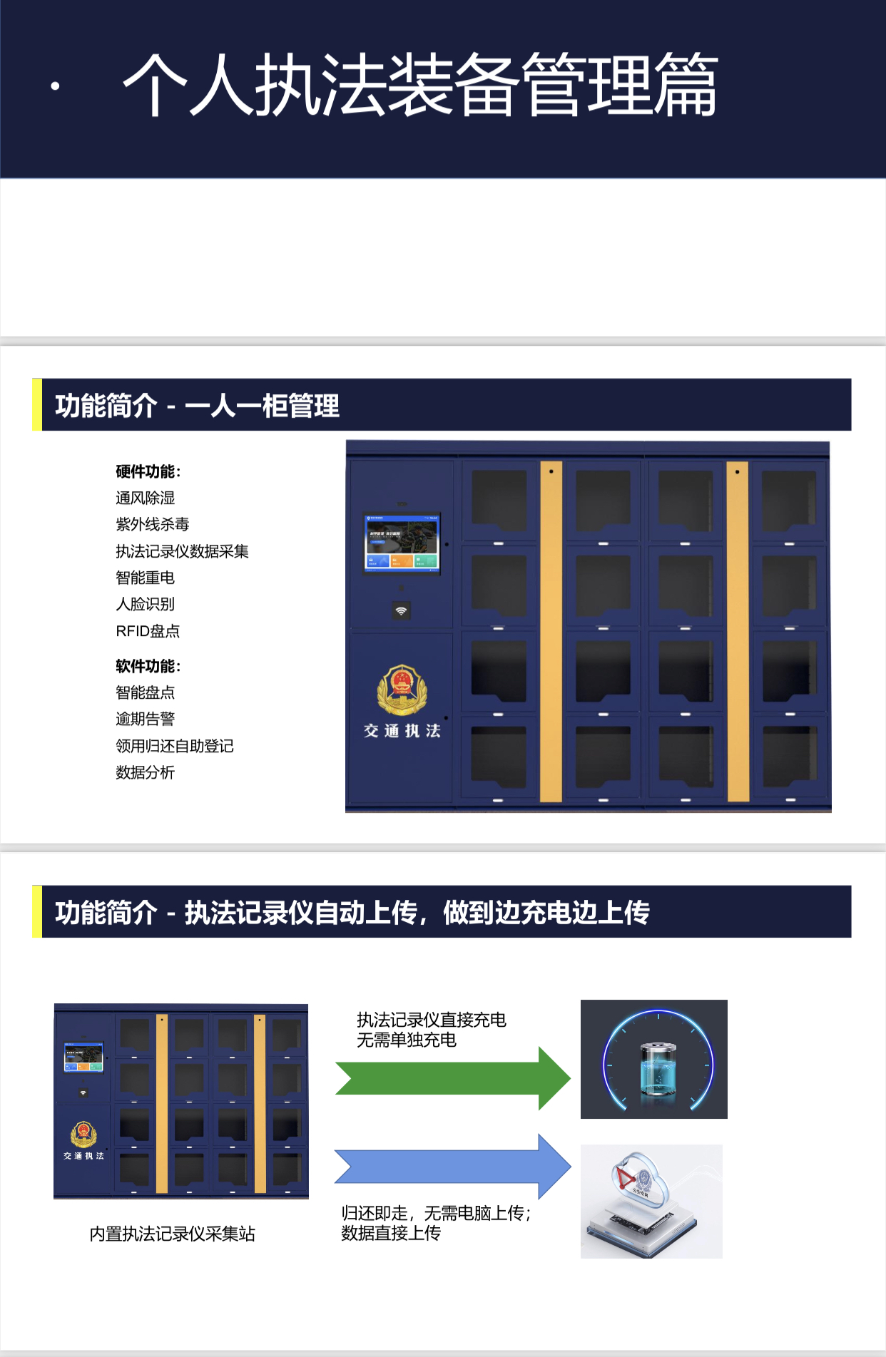 智能执法装备室